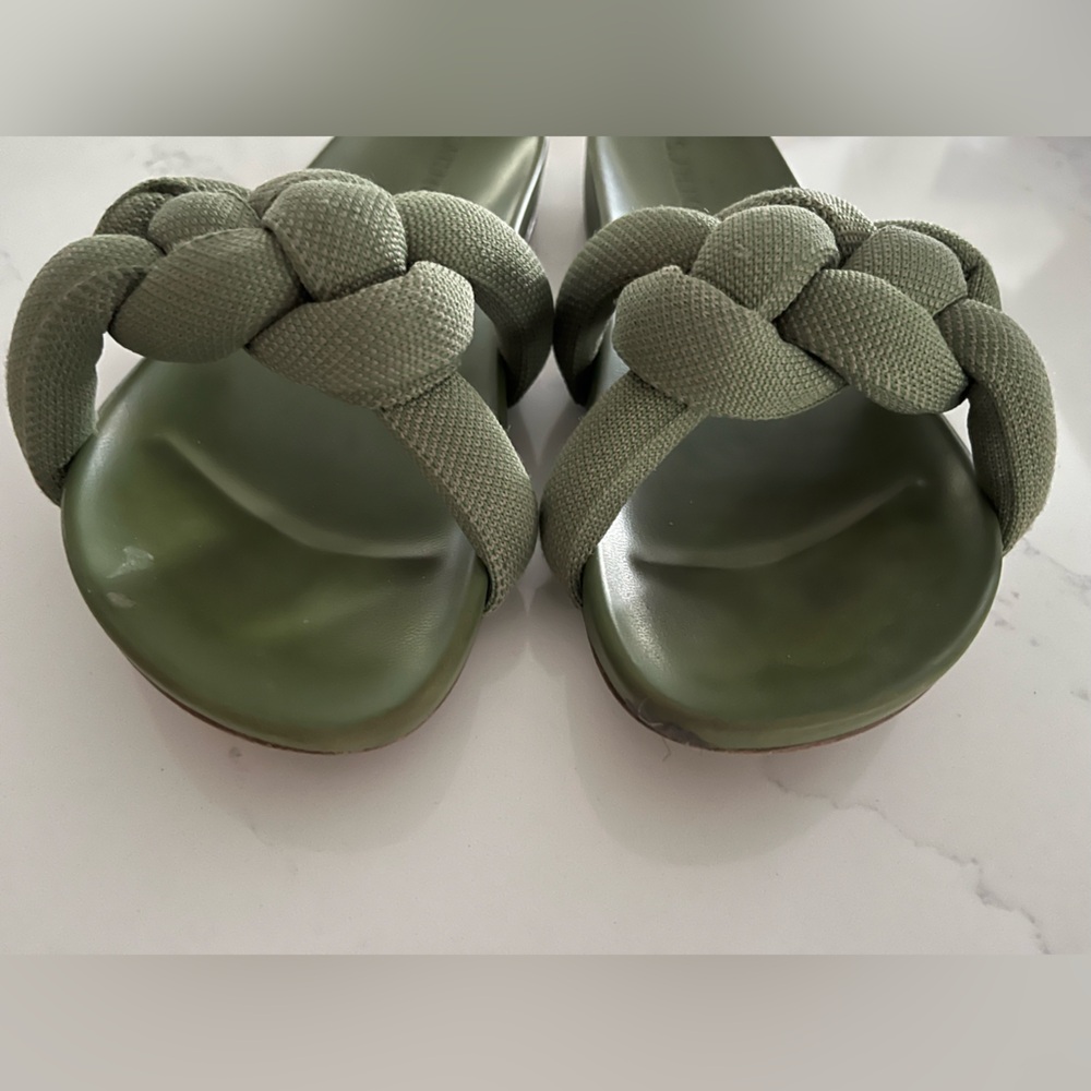 Rothy’s Green Bubble Slide Sandals 7.5 - Picture 5 of 5
